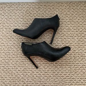 Coach Black Stiletto Heeled Booties